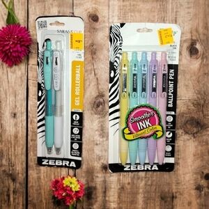 Zebra Gel Rollerball and Ballpoint Pen Set